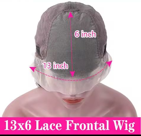 13x6 Lace Frontal Wig Dimensions